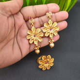 Rajwadi Floral Jewelry Set – Timeless Royal Statement