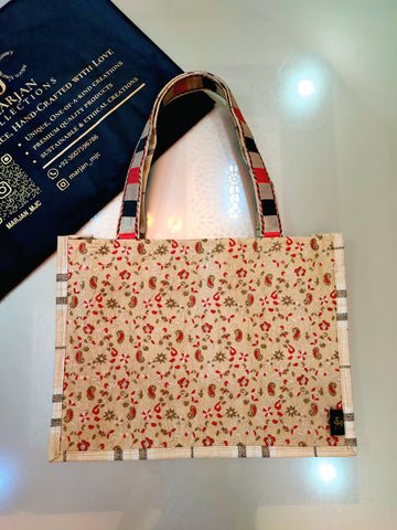 Gulrang (گلرنگ) Embroidered Tote