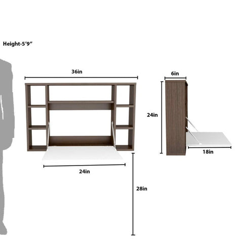 Wall Mounted Work Floating Rack Shelve - waseeh.com