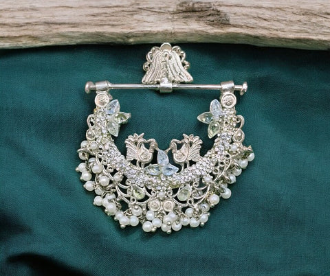 Chandbali Peacock Jhumkas – Handcrafted Elegance for Every Occasion