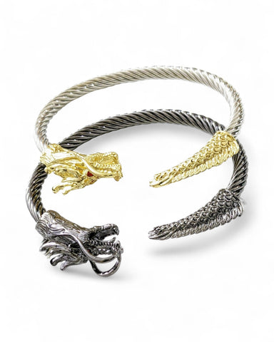 Dragon Fury Cuff Bangle – Bold & Timeless Power
