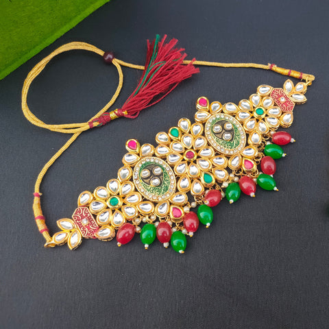 Navisha Kundan Choker Set,