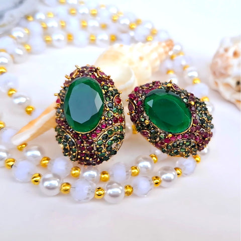 Chroma Glow Stud/Earrings (Diamond Cut)
