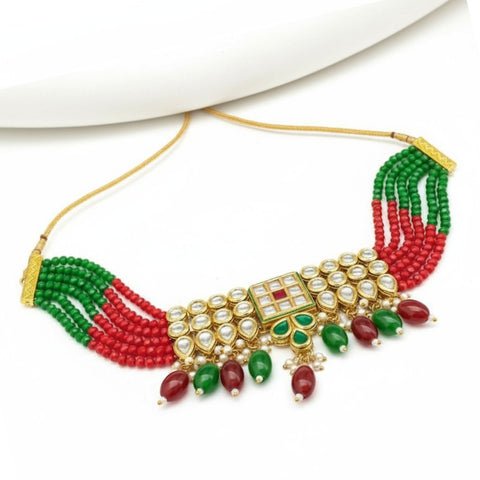 Neel Mahira Kundan Choker Set – Elegant Traditional Jewelry