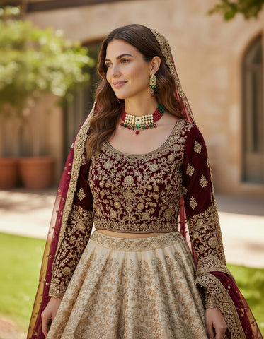 Neel Mahira Kundan Choker Set – Elegant Traditional Jewelry