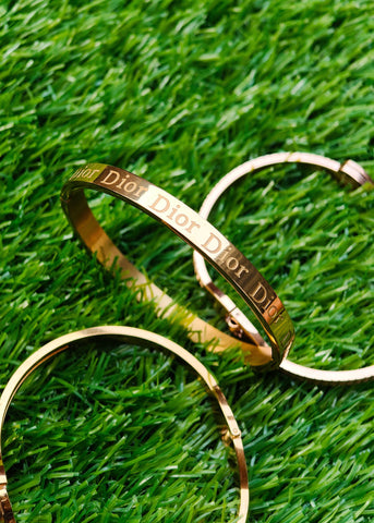 Paris Luxe Stainless Steel Bangle – Designer Style