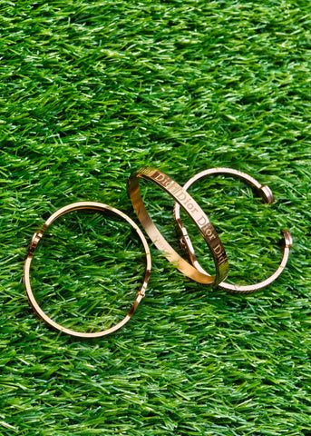 Paris Luxe Stainless Steel Bangle – Designer Style