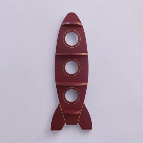 Kids Rocket Books Organizing Floating Shelf