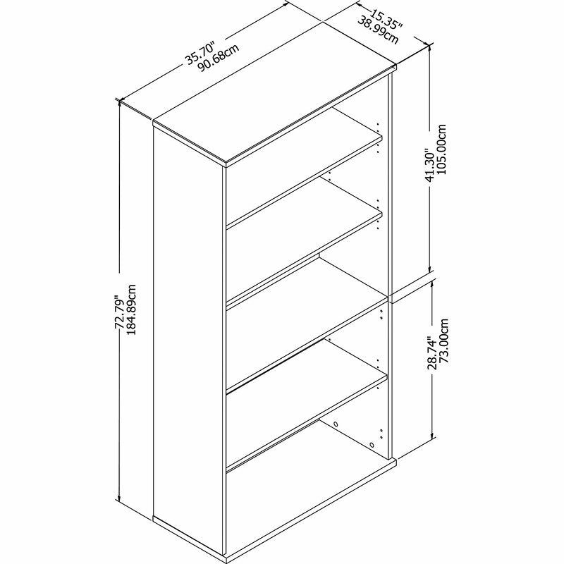 Studio Standard Bookcase Storage Rack - waseeh.com