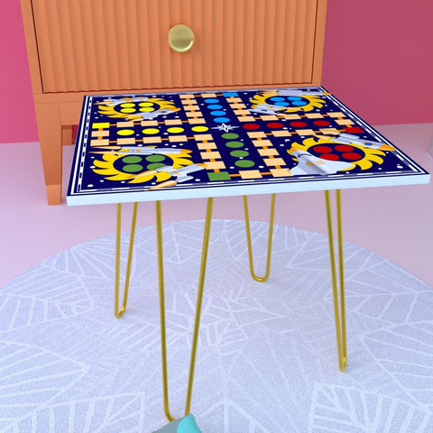 The Squarie Ludo Living Lounge Center Side Hairpin Table - waseeh.com