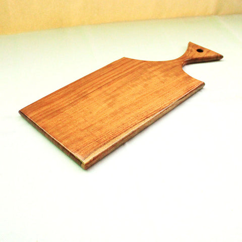 Straight Cut Solid Wood Guest Snack Kitchen Serving Tray