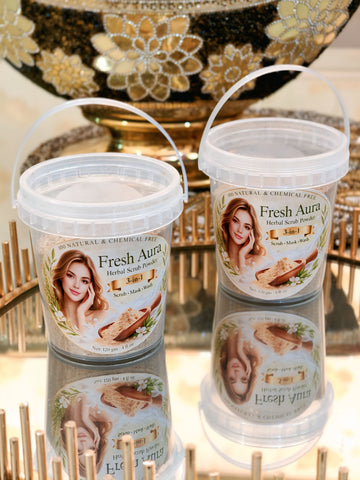 3-in-1 Skincare Fresh Aura Herbal Scrub Powder
