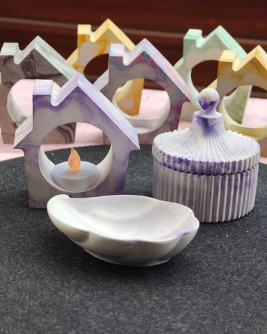 Serene Aura Décor Set – Handmade Minimal Home Decor
