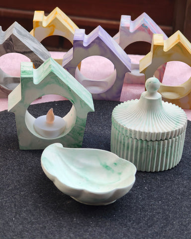 Serene Aura Décor Set – Handmade Minimal Home Decor